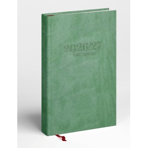 TAN&Aacute;RI zsebk&ouml;nyv REAL S  20262027 egysz&iacute;nű vil&aacute;gos z&ouml;ld