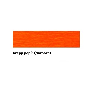 Krepp papír BRILLANT 0,5x2m 15 narancs