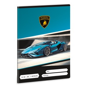 Füzet ARS UNA A5 12-32 3.o.vonalas Lamborghini  5336 24