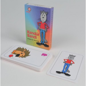 K&aacute;rtya C.P. Kandur Bandi Fekete P&eacute;ter dobozos