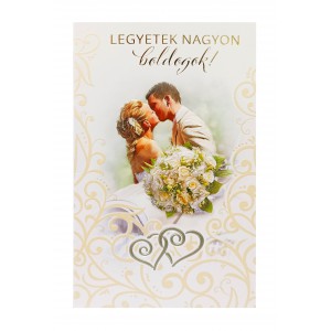 Képeslap 7 ARGUS 13-6157 Esküvős Legyetek nagyon boldogok