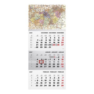 Speditőr napt&aacute;r T072-020 32x69,3 2027  MO.T&Eacute;RK&Eacute;P k&eacute;ppel