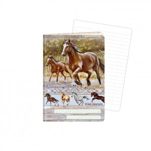 Füzet ARGUS A6 40 lapos vonalas Barna vadlovak 1598-0414