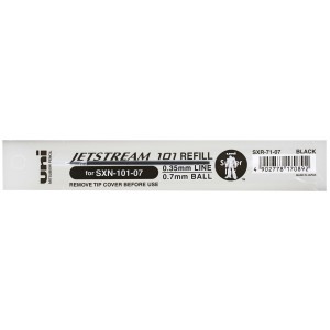 Golyóstoll betét UNI SXR-71-07 fekete toll: SXN-101