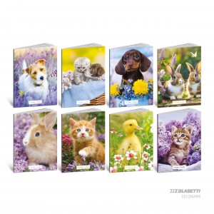 Füzet BLASETTI A4 100g kockás 38lap FLOWER PUPPY100  2025 10dbcsg  8990