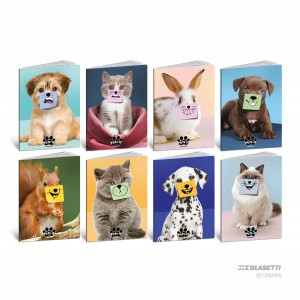 Füzet BLASETTI A4 80g vonalas 42lap PETS-IT 2025 10 dbcsg 8931M