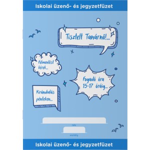Üzenő és jegyzetfüzet ICO STUDENT A5 iskolai