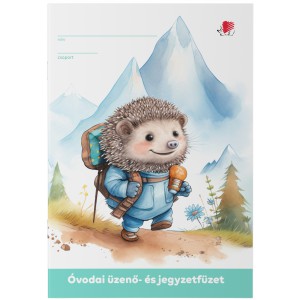 Üzenő és jegyzetfüzet ICO SÜNI A5 óvodai és bölcsödei