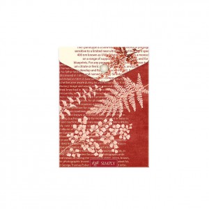 Irattartó patentzáras ARGUS A6 PP Bordó levelek 1644-0409