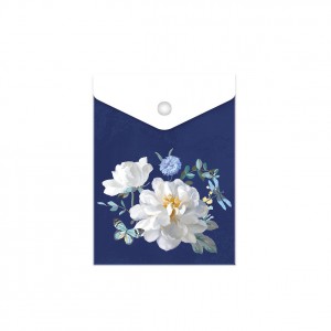 Irattartó patentzáras ARGUS A6 PP White rose 1644-0400