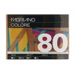 Sz.fénymásolópapír FABRIANO C. MARRONE A4 80g 500ívcsg élénk barna  76421297