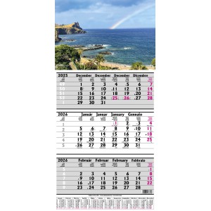 Speditőr naptár VALKAY 32 x 45 2026  TÁJKÉPES Madeira