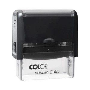 B&eacute;lyegzőh&aacute;z COLOP Printer C40 fekete h&aacute;z fekete p&aacute;rn&aacute;val