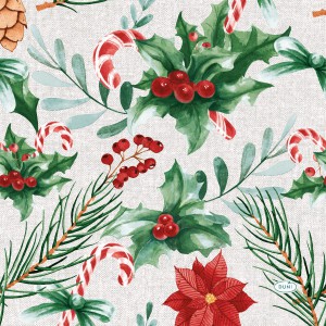 Szalvéta DUNI 33x33cm 3 rétegű karácsonyi 20dbcsg  Seasonal Delight