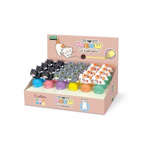 Szövegkiemelő LEBEZ Mini Cats 24 dbdispl 82070