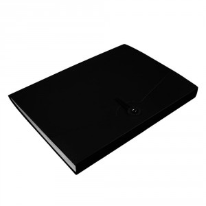 Harmónika mappa  EMPEN Owen A4 12 részes PP  fekete B13E.4374.90