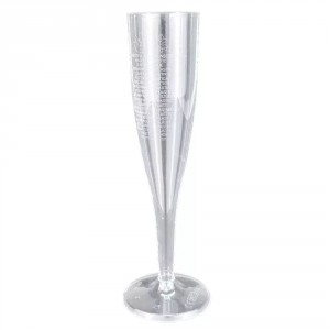 Eldobhat&oacute; pezsgős poh&aacute;r 1,1dl PP krist&aacute;ly v&iacute;ztiszta 10dbcsg