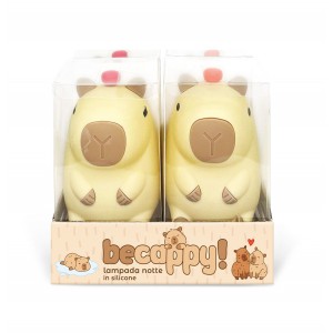 L&aacute;mpa &eacute;jjeli f&eacute;ny LEBEZ capybara  8,7x14x10cm   4 dbdisplay 82205