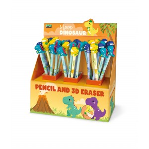 Grafit ceruza LEBEZ rad&iacute;ros Dino 36dbdisp 82226