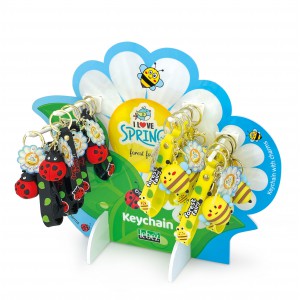 Kulcstart&oacute; LEBEZ I Love spring  16 dbdispl   82284