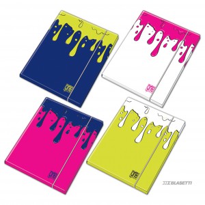 Gumis mappa Blasetti One Color A4 1,2 cm Paint 9416