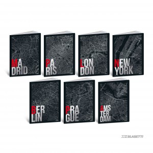 F&uuml;zet BLASETTI A4 100g kem&eacute;ny fedeles vonalas 50l City  2026 10 dbcsg 9420M