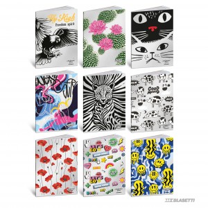 F&uuml;zet BLASETTI A4 100g kem&eacute;ny fedeles vonalas 50l Argento Vivo 2026 10 dbcsg 9440