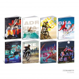 F&uuml;zet BLASETTI A4 100g vonalas 38lap SPORT CHALLENGE100  2026 10dbcsg  9306