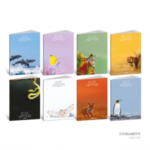 F&uuml;zet BLASETTI A4 80g kem&eacute;ny fedeles vonalas 42l ANIMAL SHADES HT  202610 dbcsg 9348M