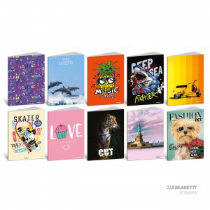 F&uuml;zet BLASETTI A5 80g  vonalas 42l RAGAZZI 2026  10 dbcsg 9372M