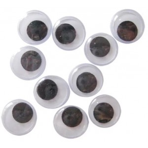 Mozg&oacute; szem 8mm ragaszthat&oacute; kb.100db