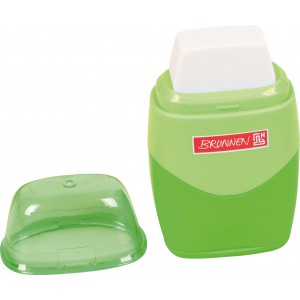 Hegyező &eacute;s rad&iacute;r BRUNNEN 2 lyuk&uacute;  2in1  z&ouml;ld 026  12db displ  102986352