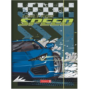 Gumis mappa BRUNNEN A3  karton  Fast Wheels Aut&oacute;s   026   1047030521