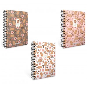 Spir&aacute;l tervező GIPTA Cappy Planner A5 kem&eacute;nyfedeles 120 lapos 7826