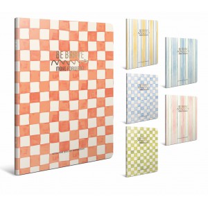 F&uuml;zet GIPTA Aura  A4 PP bor&iacute;t&aacute;ssal 60 lapos vonalas 8357