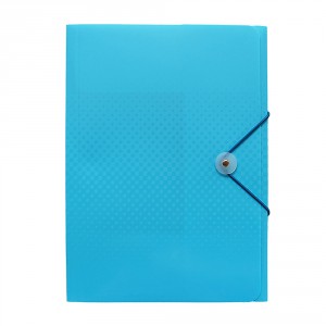 Gumis mappa BARKY A4 műanyag  k&eacute;k B13E.4542.30