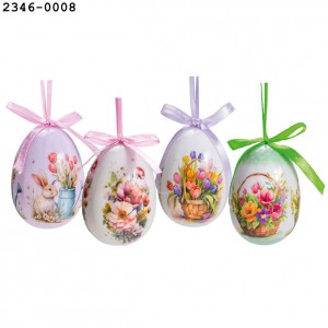 H&uacute;sv&eacute;ti toj&aacute;s ARGUS 7,5 cm  4 dbcsomag  mint&aacute;val 2346-0008 vir&aacute;gcsokor kos&aacute;rban, nyuszi kann&aacute;val csomag&aacute;r