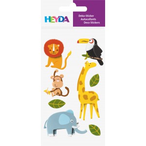 Matrica HEYDA  &Aacute;llatkerti &aacute;llatok  8db-os  203780712