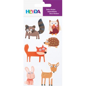 Matrica HEYDA  Erdei &aacute;llatok  6db-os  203780692