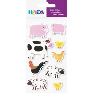 Matrica HEYDA  Farm &aacute;llatok  9db-os  203780609