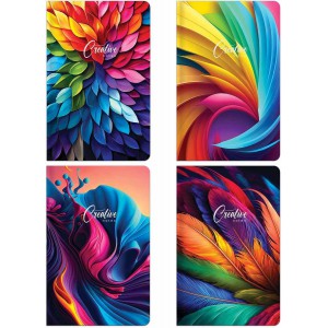 F&uuml;zet LASTVA A4 96lap CREATIVE 70g vonalas 33037