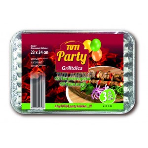 Alut&aacute;lca EKOZ 34x22x2,5cm grill lyukkal  ALM-0005  20dbcsg