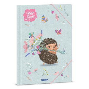 Gumis mappa ARS UNA A4 Fresh flowers 5524 26