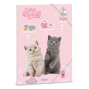 Gumis mappa ARS UNA A4 Cut animals-tea party 5532 26