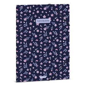 Gumis mappa ARS UNA A4 Navy Bloom 5561 26