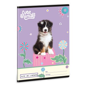 F&uuml;zet ARS UNA A5 16-32   2.o. vonalas Cut animals-Aussie 5528 26