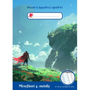 F&uuml;zet S&Uuml;NI Mesef&uuml;zetolvas&oacute;napl&oacute;  A5 Dark Colour 4.oszt&aacute;lyos