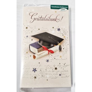 K&eacute;peslap 8 ARGUS 18-6006 Gratul&aacute;lunk! Diplomasapka k&ouml;nyvvel. Zsebes