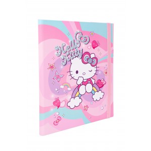 F&uuml;zetbox gumis Hello Kitty  A4 karton 12979 3cm gerinc