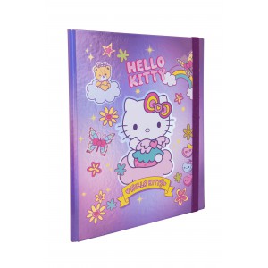F&uuml;zetbox gumis Hello Kitty  A4 karton 15291 3cm gerinc